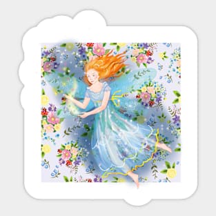 Fairy blue fairy Sticker